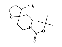 tert-butyl 4-amino-1-oxa-8-azaspiro[4.5]decane-8-carboxylate结构式