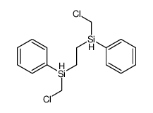 chloromethyl-[2-[chloromethyl(phenyl)silyl]ethyl]-phenylsilane Structure