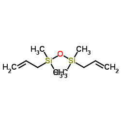 1,3-Diallyl(tetramethyl)disiloxane structure