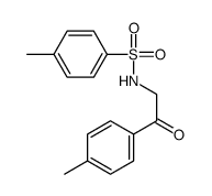 4-methyl-N-[2-(4-methylphenyl)-2-oxoethyl]benzenesulfonamide结构式