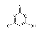 2H-1,3,5-Oxadiazine-2,4(3H)-dione,6-amino-(9CI) structure