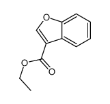 苯并呋喃-3-羧酸乙酯结构式