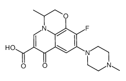 9-Piperazino Ofloxacin结构式