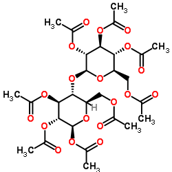 Octaacetyl-β-cellobiose Structure