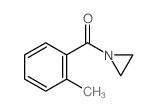 Methanone,1-aziridinyl(2-methylphenyl)- Structure