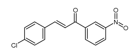 4-Chloro-3'-nitrochalcon Structure