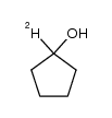 1-deuteriocyclopentanol Structure