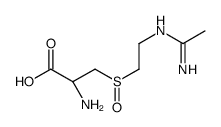 L-ALANINE, 3-[[2-[(1-IMINOETHYL)AMINO]ETHYL]SULFINYL]-结构式