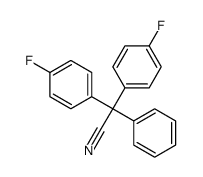 BIS-(4-FLUORO-PHENYL)-PHENYL-ACETONITRILE Structure