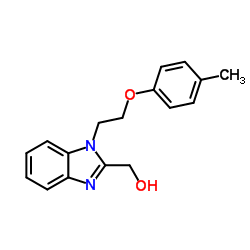 (1-[2-(4-METHYLPHENOXY)ETHYL]-1H-BENZIMIDAZOL-2-YL)METHANOL Structure