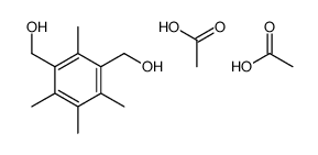 acetic acid,[3-(hydroxymethyl)-2,4,5,6-tetramethylphenyl]methanol Structure