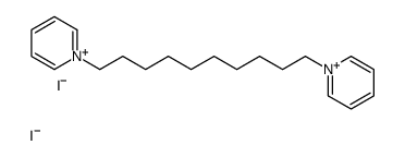 1-(10-pyridin-1-ium-1-yldecyl)pyridin-1-ium,diiodide Structure