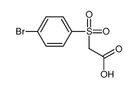 2-(4-bromophenyl)sulfonylacetic acid Structure