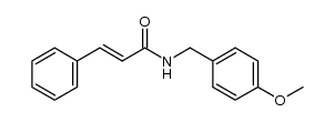 N-(4-methoxybenzyl)-3-phenylacrylamide Structure