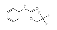 2,2,2-TRIFLUOROETHANOL PHENYLCARBAMATE Structure