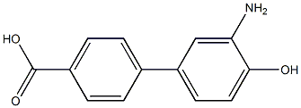 3'-aMino-4'-hydroxybiphenyl-4-carboxylicacid Structure