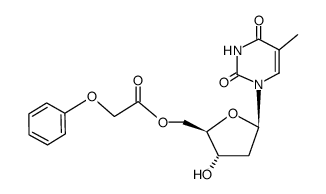 5'-O-(phenoxyacetyl)thymidine结构式