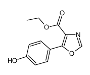 5-(4-Hydroxyphenyl)-4-oxazolecarboxylic acid ethyl ester picture