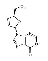 2',3'-双脱氧双脱氢肌苷钠盐结构式