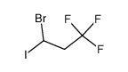 3-bromo-1,1,1-trifluoro-3-iodo-propane结构式