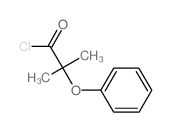 2-甲基-2-苯氧基丙酰氯结构式