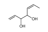 1,5-Heptadiene-3,4-diol Structure