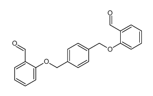 1,4-Phenylenbis(methylenoxy-2-benzaldehyde) Structure