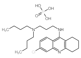 Phosphoric acid compound with N~1~,N~1~-dibutyl-N~3~-(6-chloro-1,2,3,4-tetrahydro-9-acridinyl)-1,3-propanediamine (1:1) structure