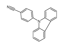 4-carbazol-9-ylbenzonitrile结构式