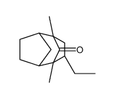 (1R,2S,5R,6R,7S)-rel-(9CI)-7-乙基-1,6-二甲基三环[4.2.1.12,5]-9-癸酮,结构式