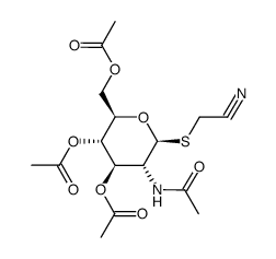 CYANOMETHYL-2-ACETAMIDO-2-DEOXY-3-4-6-TRI-O-ACETYL-1-THIO-B-D- GLUCOPYRANOSIDE picture