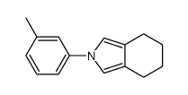 2-(3-methylphenyl)-4,5,6,7-tetrahydroisoindole结构式