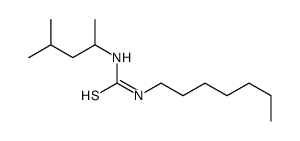 1-heptyl-3-(4-methylpentan-2-yl)thiourea Structure