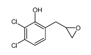 2,3-dichloro-6-(oxiran-2-ylmethyl)phenol结构式