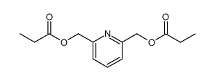 Propionic acid 6-propionyloxymethyl-pyridin-2-ylmethyl ester结构式