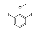 1,3,5-triiodo-2-methoxybenzene Structure