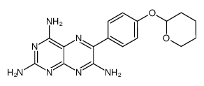 6-(4-tetrahydropyran-2-yloxy-phenyl)-pteridine-2,4,7-triamine结构式