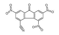 2,5,7-trinitro-9-oxofluorene-4-carbonitrile Structure