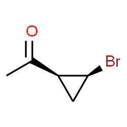 Ethanone, 1-(2-bromocyclopropyl)-, cis- (9CI) Structure