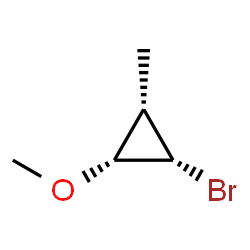 Cyclopropane, 1-bromo-2-methoxy-3-methyl-, (1R,2S,3R)-rel- (9CI) picture