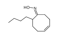 (1Z,4Z)-8-Butyl-4-cycloocten-1-one oxime结构式