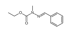 ethyl 3-benzylidene-2-methylcarbazate结构式