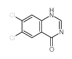 6,7-二氯喹唑啉-4(3H)-酮结构式