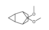 8,8-Dimethoxytricyclo[3.2.1.02,4]octane结构式