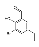 Benzaldehyde, 3-bromo-5-ethyl-2-hydroxy- (9CI) picture