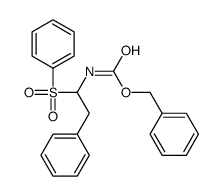 benzyl N-[1-(benzenesulfonyl)-2-phenylethyl]carbamate结构式