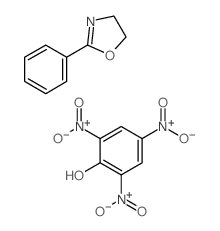 2-phenyl-4,5-dihydro-1,3-oxazole; 2,4,6-trinitrophenol结构式