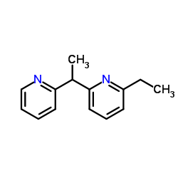 Pyridine, 2-ethyl-6-[1-(2-pyridinyl)ethyl]- (9CI) structure