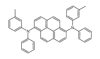 1-N,6-N-bis(3-methylphenyl)-1-N,6-N-diphenylpyrene-1,6-diamine结构式