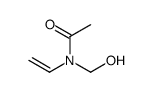 N-ethenyl-N-(hydroxymethyl)acetamide Structure